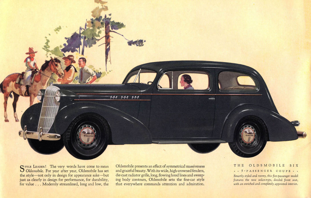 1936 Oldsmobile Motor Cars Brochure Page 34